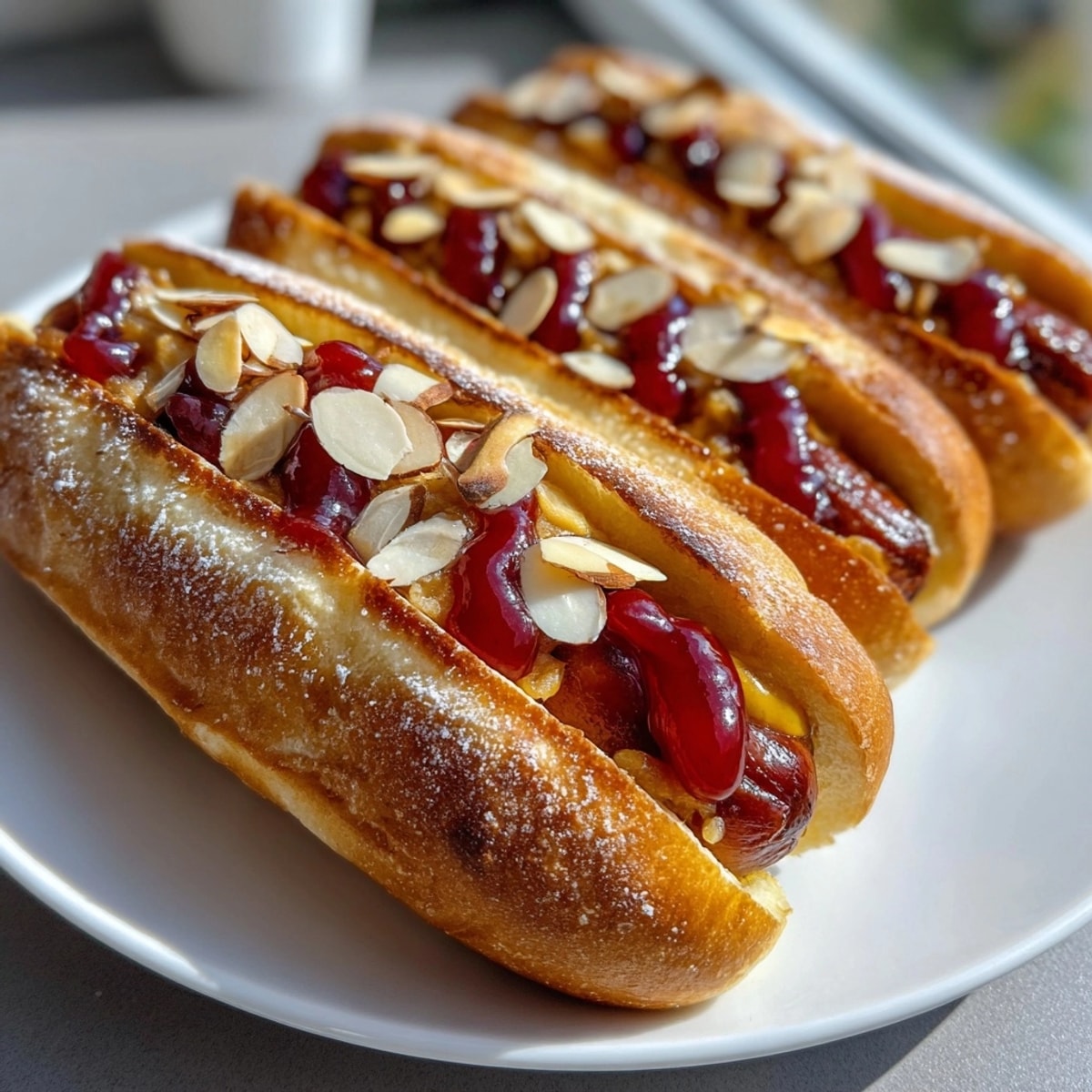 Bloody Finger Hot Dogs: Ketchup-soaked, scary-delicious Halloween treat, perfect for a spooky snack.