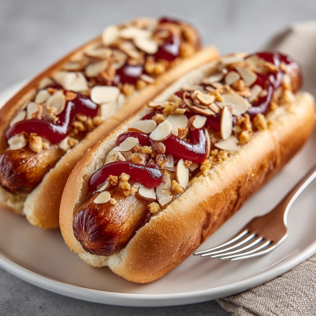 Halloween party appetizer: Imagine savory Bloody Finger Hot Dogs, ready to serve.
