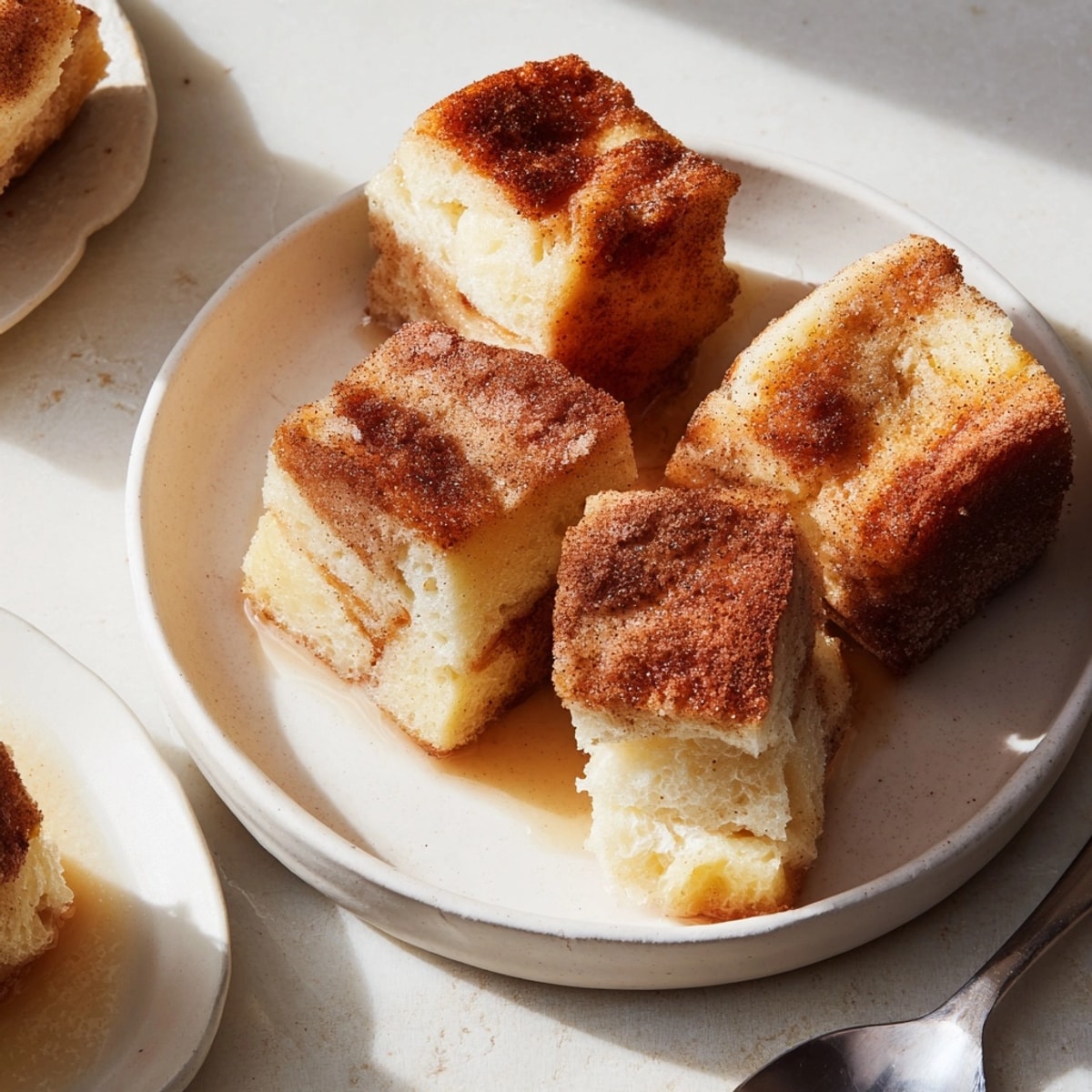 Homemade Cinnamon Vanilla Bread Pudding: A delightful, easy dessert, perfect with whipped cream.