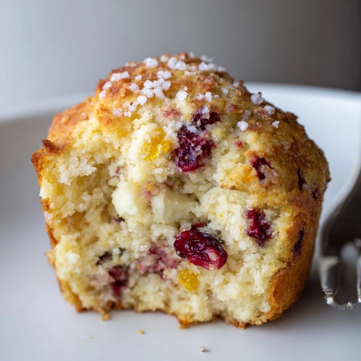 Ricotta Cranberry Orange Muffins