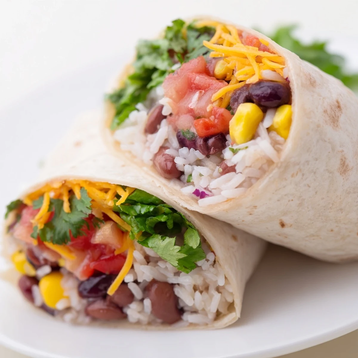 Rice Bean Burritos