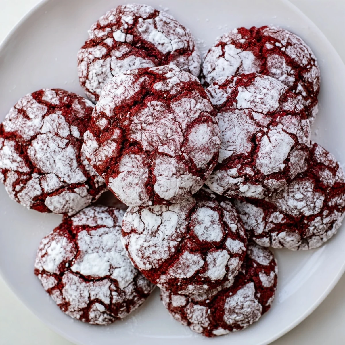 Red Velvet Chocolate Crinkle