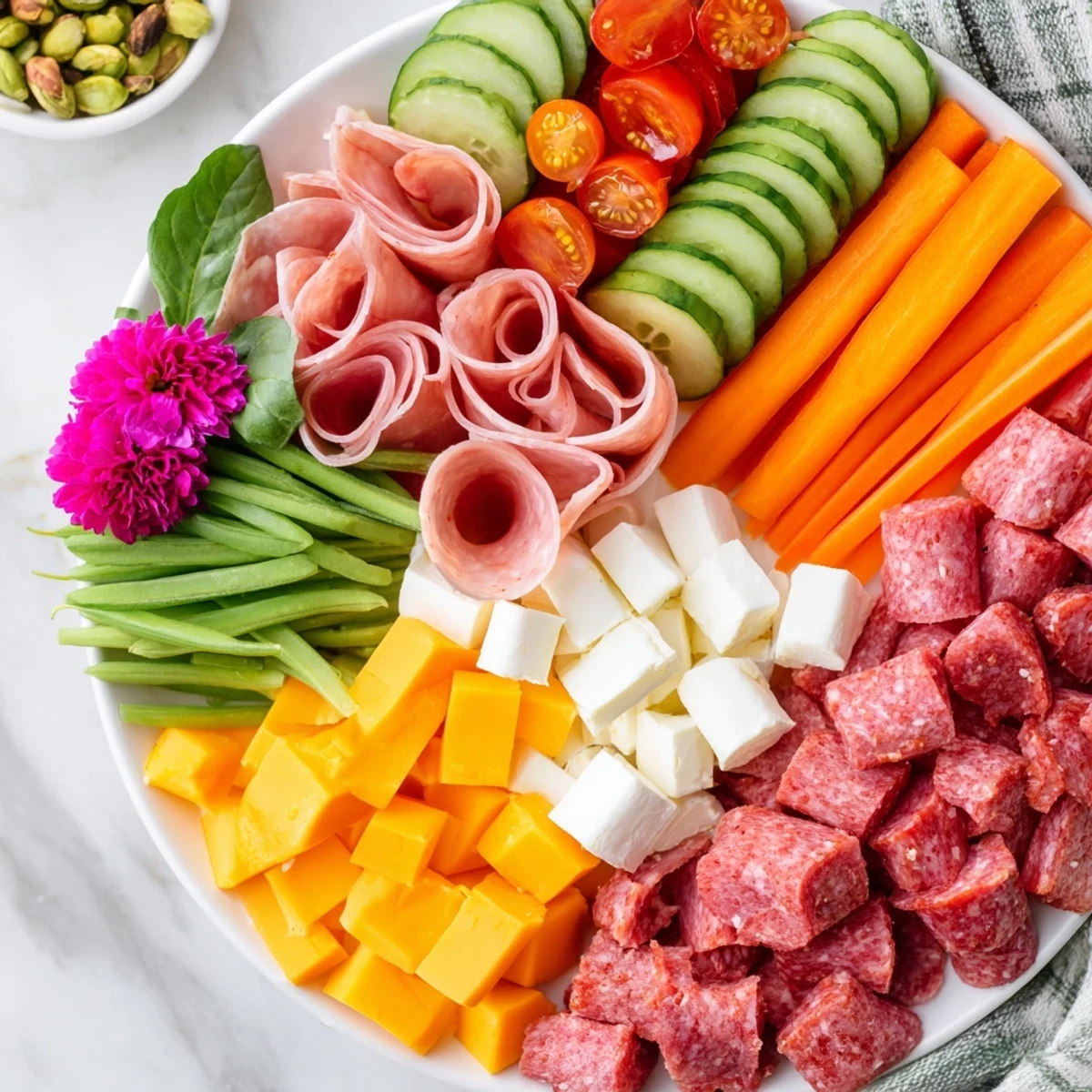 Enjoy this easy Dragonfly Dance Appetizer Tray: a delicious and beautiful party platter.