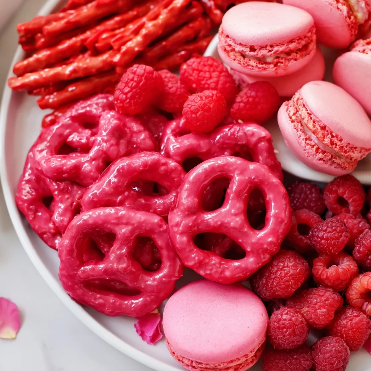 Pink Blue Themed Snack Board