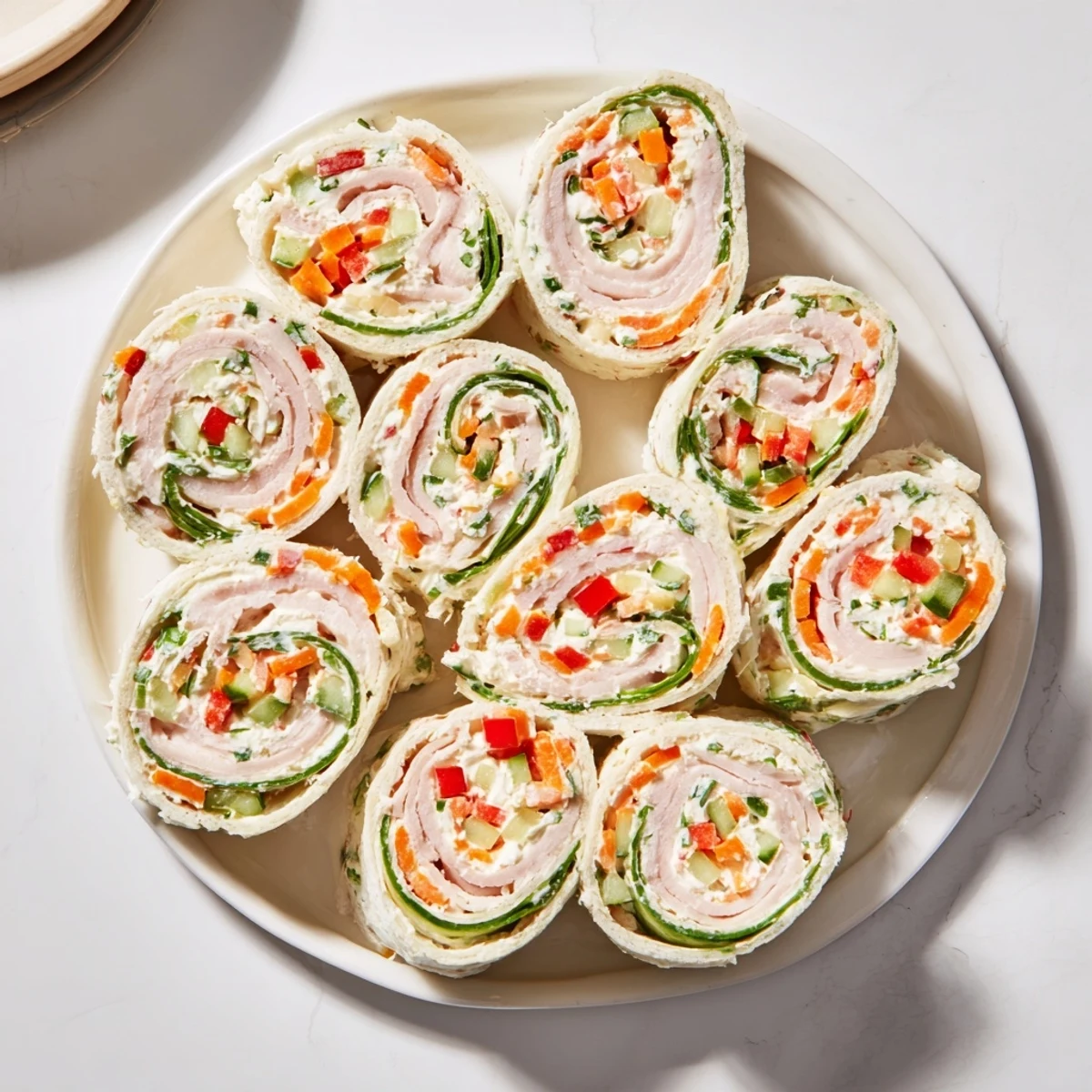 Smoked Turkey Pinwheels Tree