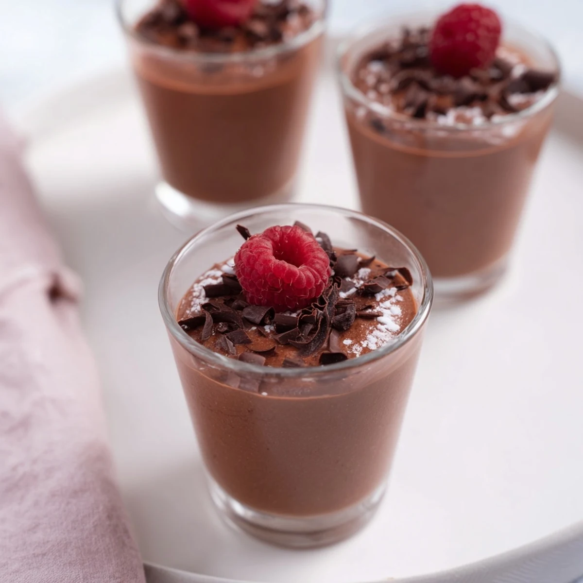Airy and smooth, these chocolate mousse dessert cups offer a perfect individual portion of flavor.