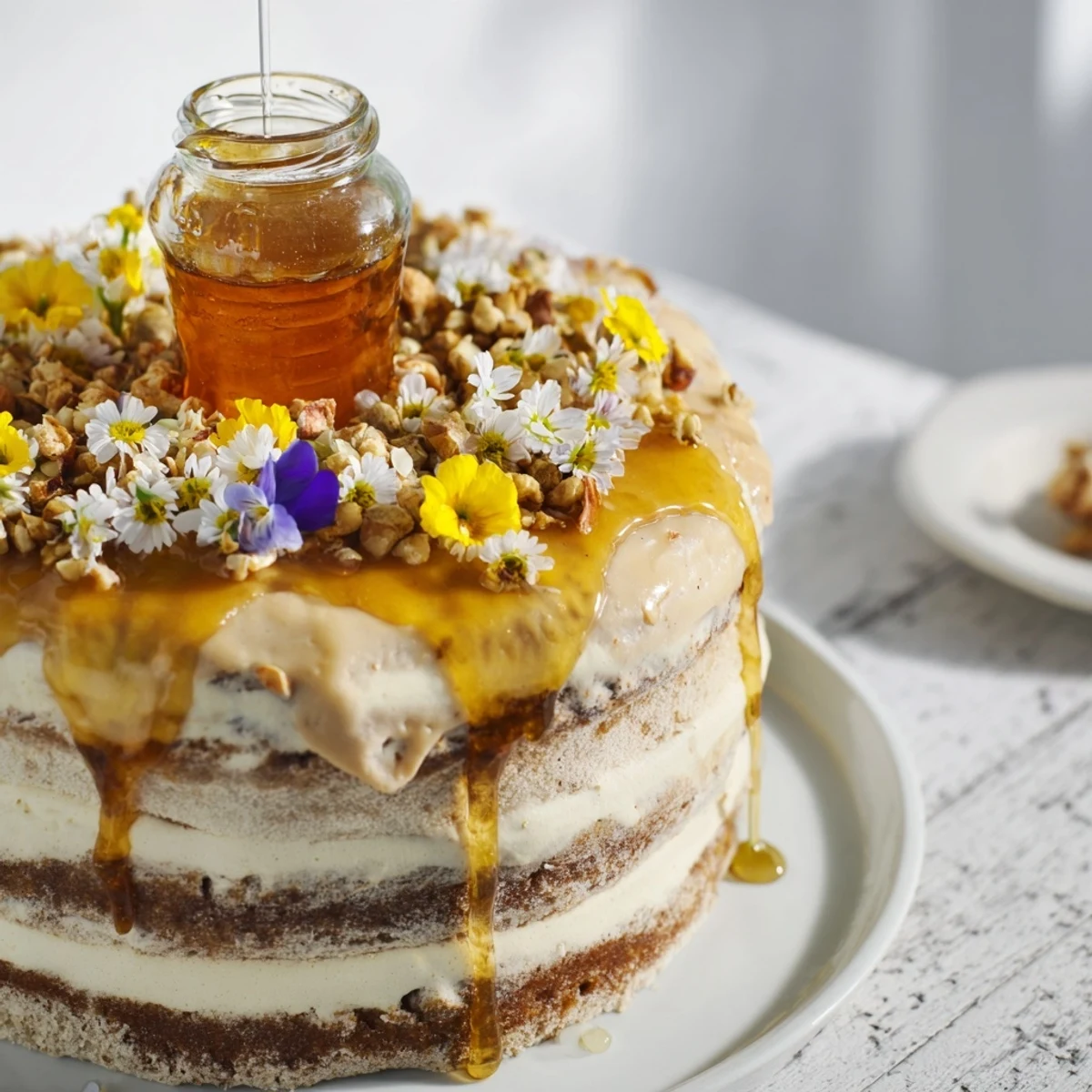 Imagine slicing The Honey-Drip this delicious cake and dipping it into warm, flowing honey.