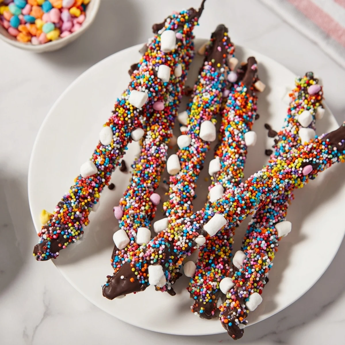 Magical Wand Candy Board: a delightful dessert platter with colorful candy wand treats ready to enjoy.