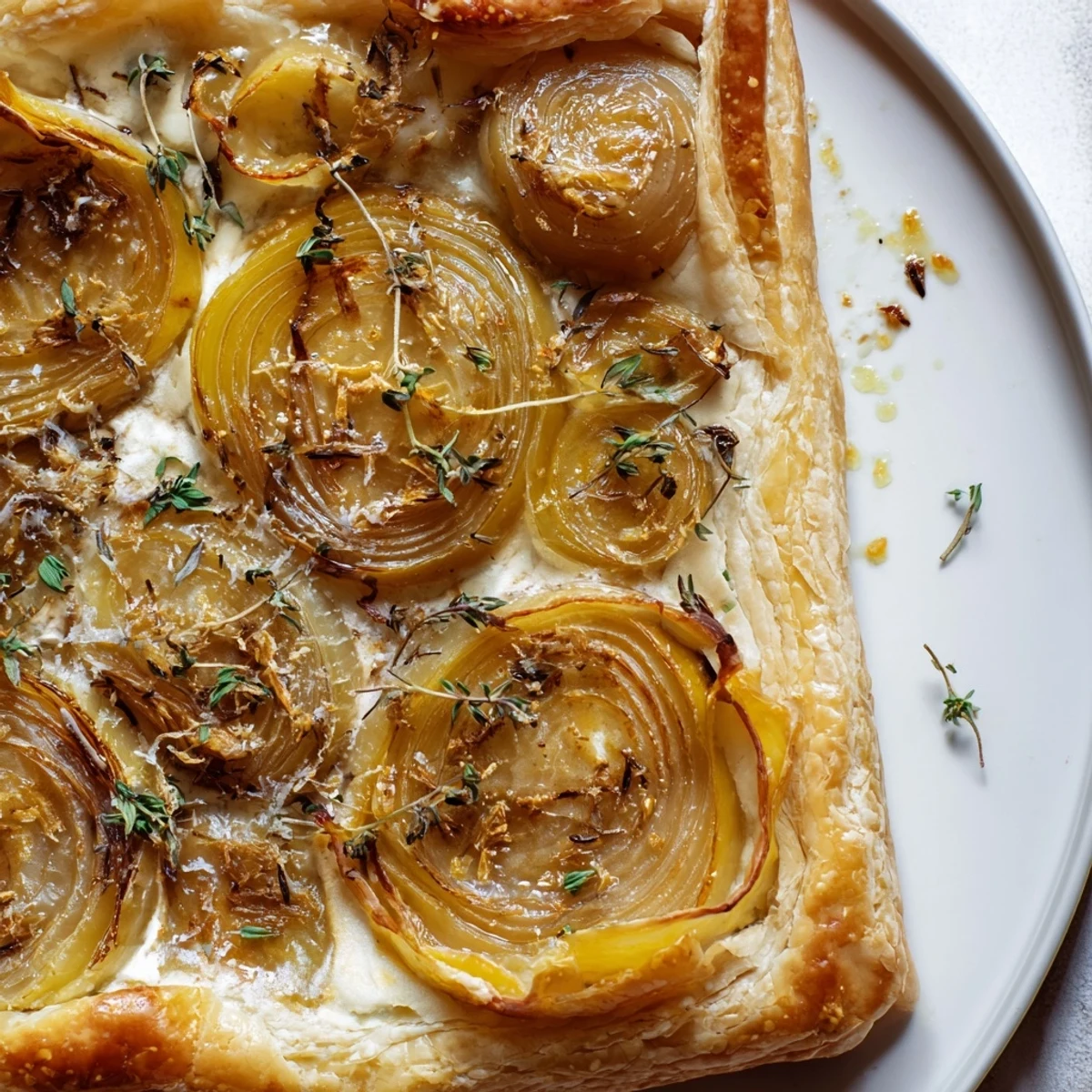 Caramelized Onion Rustic Tart