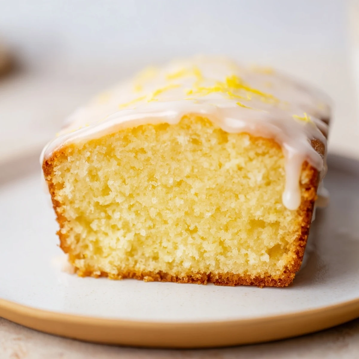Bright and tangy Lemon Yogurt Cake, easily made in a blender, ideal for a delightful breakfast treat.