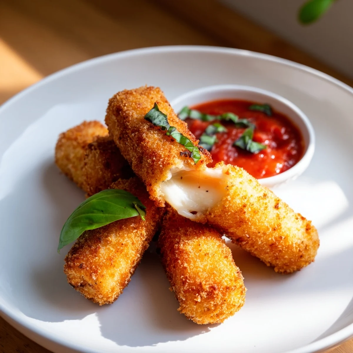 Air Fryer Mozzarella Sticks