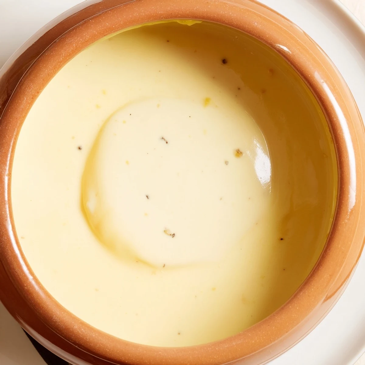 Swiss Cheese Fondue Dish