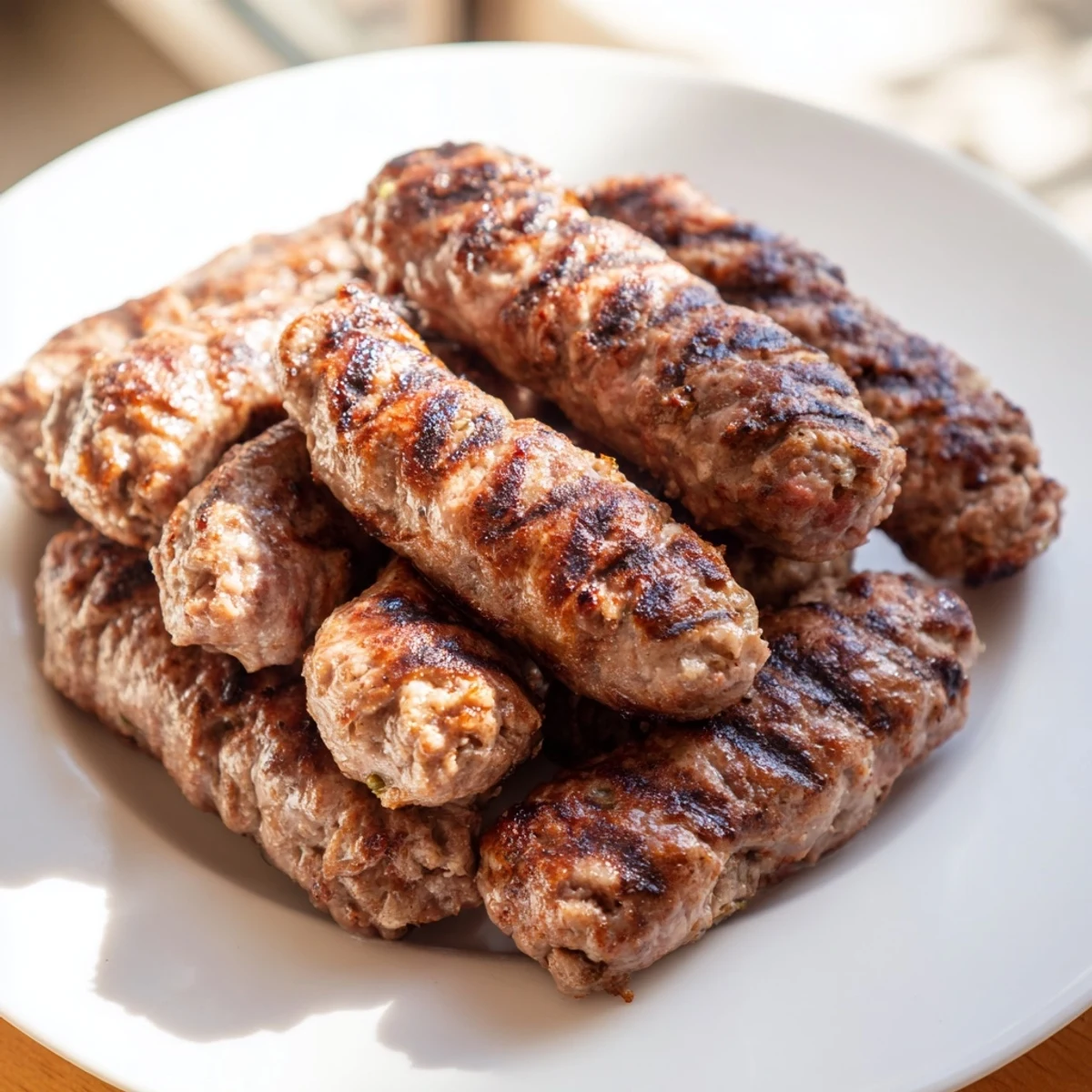 Romanian Mici Spiced Sausages