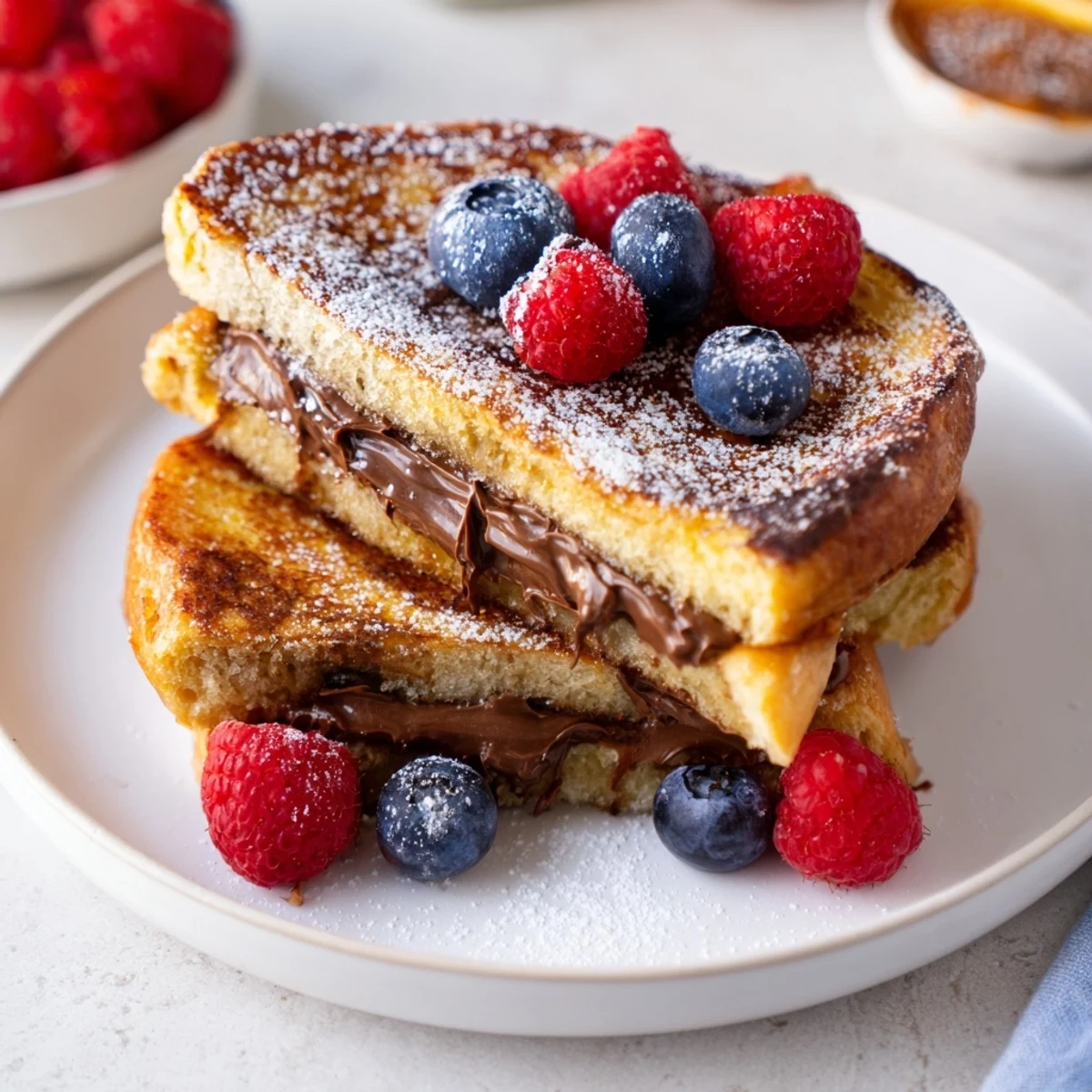 Nutella Brioche French Toast