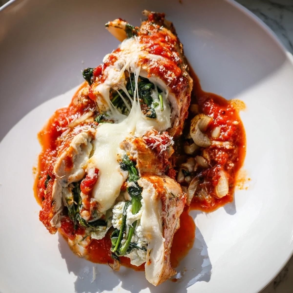 Spinach Ricotta Stuffed Chicken