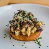 Truffled Mushroom Mac Crostini