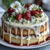 Spring Cake Floral Drip