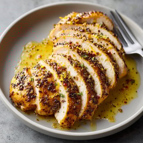 A plate of chicken with lemon pepper seasoning.