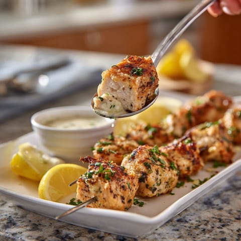 A plate of food with a fork in it.