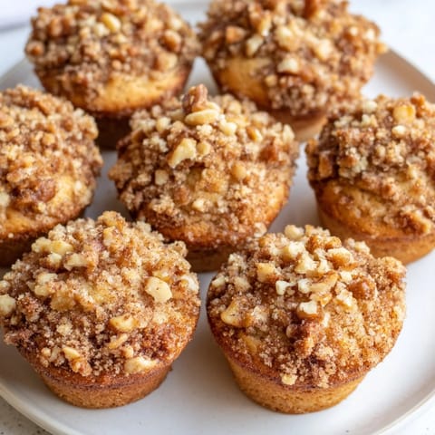 Cinnamon Nut Streusel Muffins