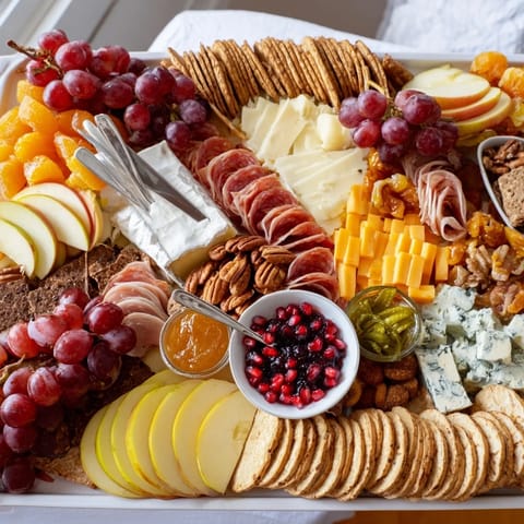 Autumn Cheese Charcuterie Board