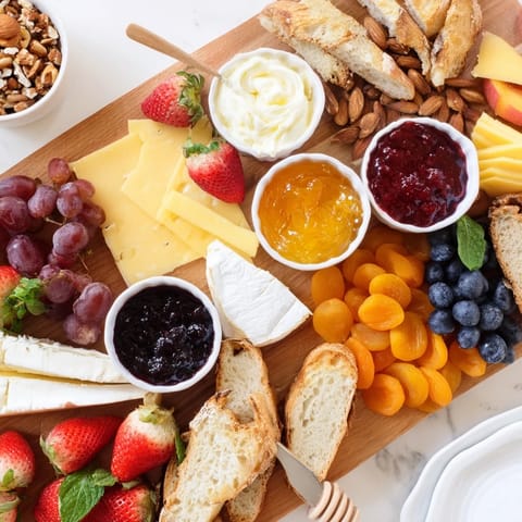 Jam Infused Brunch Board