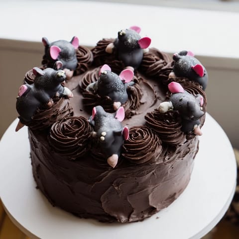 Rat Cake Chocolate Ganache