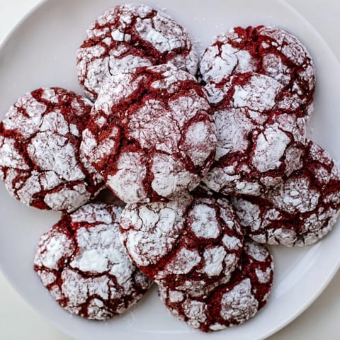 Red Velvet Chocolate Crinkle