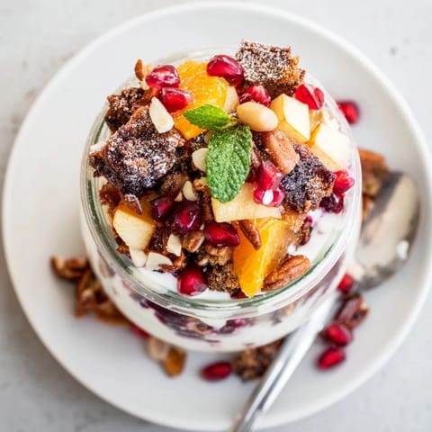 Christmas Pudding Yogurt Parfait