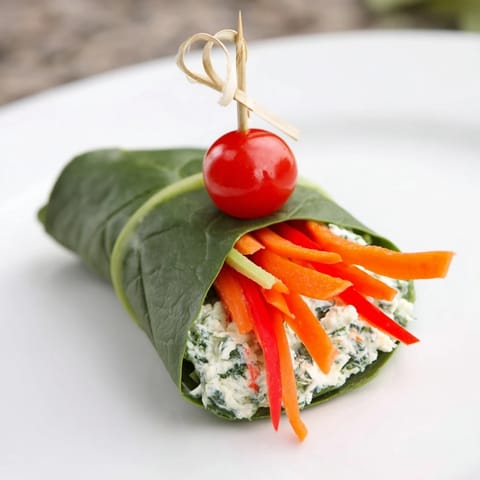 Holly Leaf Spinach Wraps