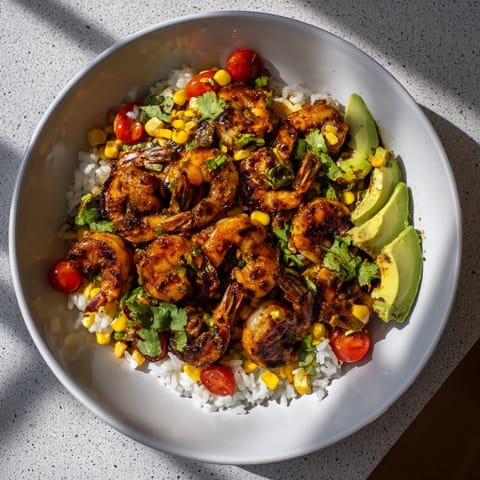 Cajun shrimp taco bowls