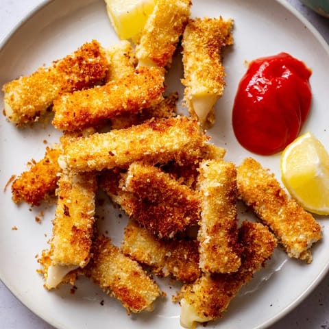 Crispy Panko Halloumi