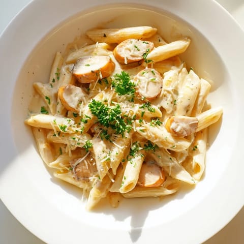 Roasted Garlic Chicken Penne