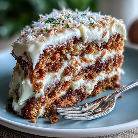 A slice of moist Christmas Hawaiian Carrot Pineapple Cake on a plate.