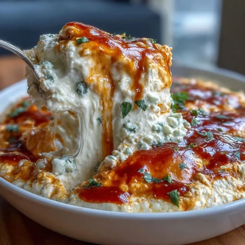 Cottage Cheese Buffalo Dip