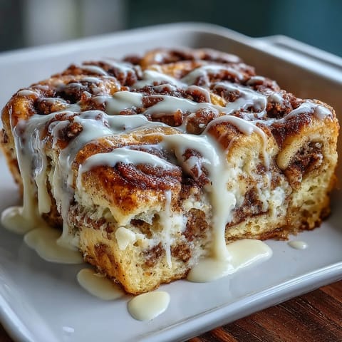 Cinnamon Roll Pancake Casserole