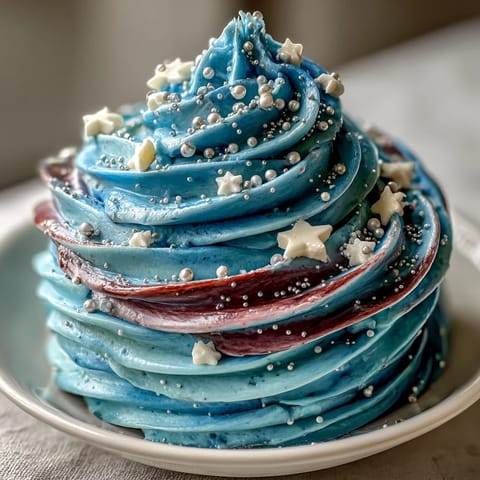 Galaxy Graduation Cake with edible stars, a celestial dessert masterpiece.
