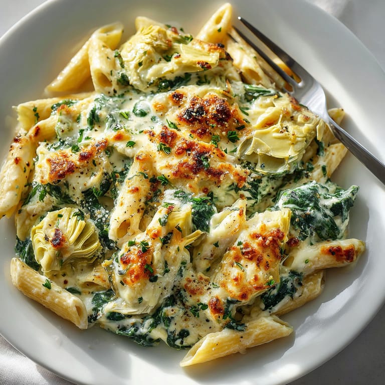 A plate of pasta with cheese and broccoli.