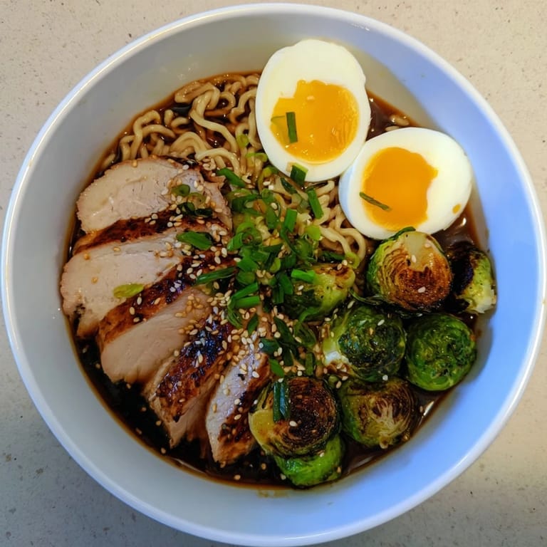 Imagine tender turkey and flavorful broth in this comforting Fusion Turkey Ramen creation.