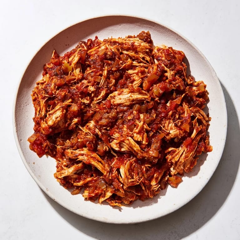 Tender, juicy Crock-Pot Shredded Chicken Tacos with vibrant toppings like cilantro and fresh lime slices.