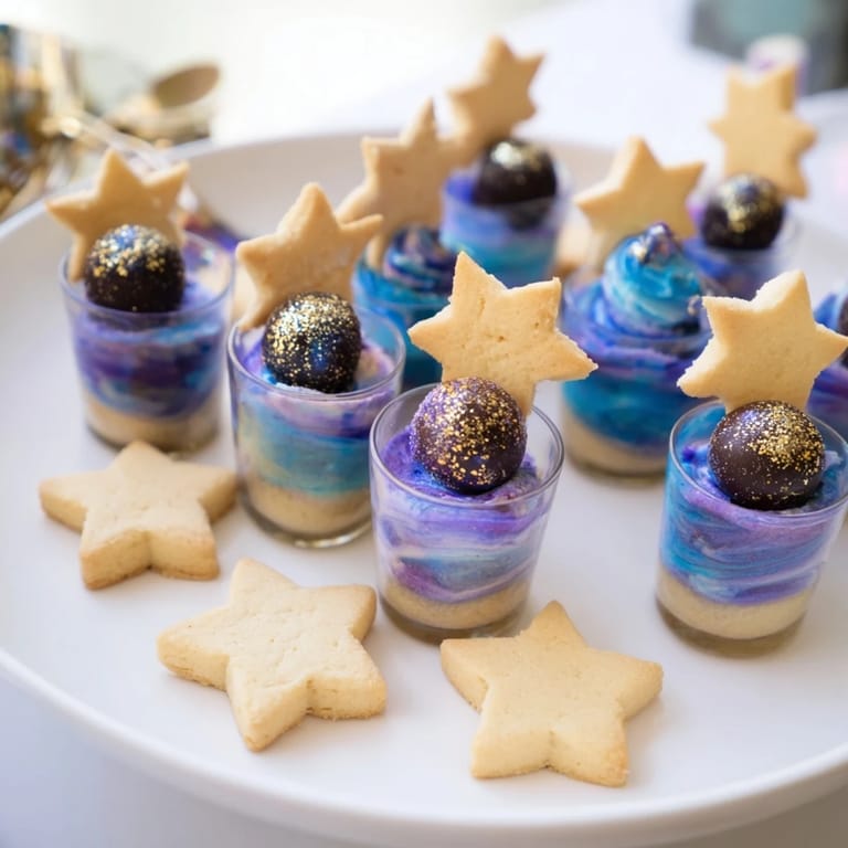 Beautifully arranged Stargazers Dessert Platter showing a celestial array of sweet treats perfect for special occasions.