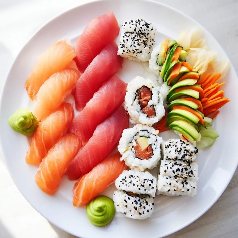 A vibrant and elaborate Sail Away Boat-Shaped Sushi Platter filled with glistening fish and textures.