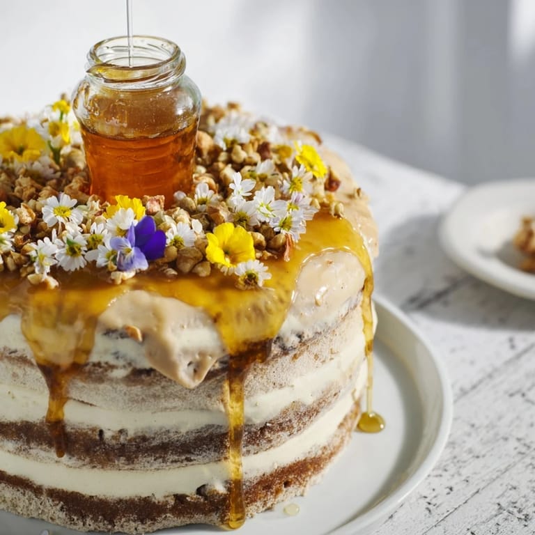Imagine slicing The Honey-Drip this delicious cake and dipping it into warm, flowing honey.