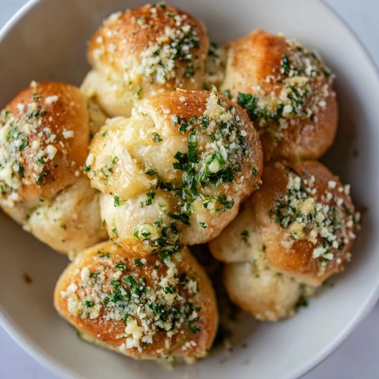 Aromatic bubbles of Garlic Butter Bread Pull-Apart, perfectly baked, and begging to be pulled apart and enjoyed.