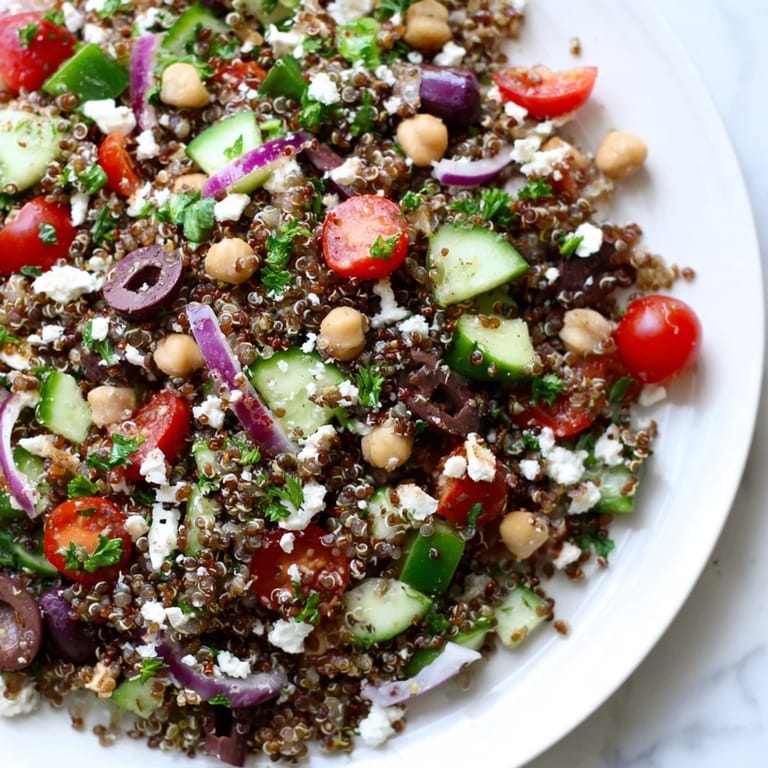 Delicious Greek Power Salad—a vibrant, healthy bowl of Mediterranean flavors and textures.