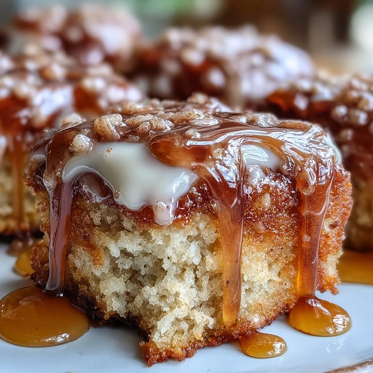 Freshly baked Maple Donut Bars stacked high, showing fluffy interiors and a sweet, glossy maple frosting.