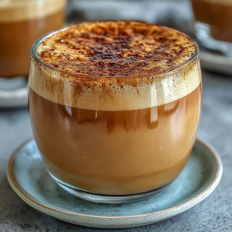 Two steaming cups of Hojicha Cappuccino with a dusting of hojicha powder, ready to serve in under 10 minutes.