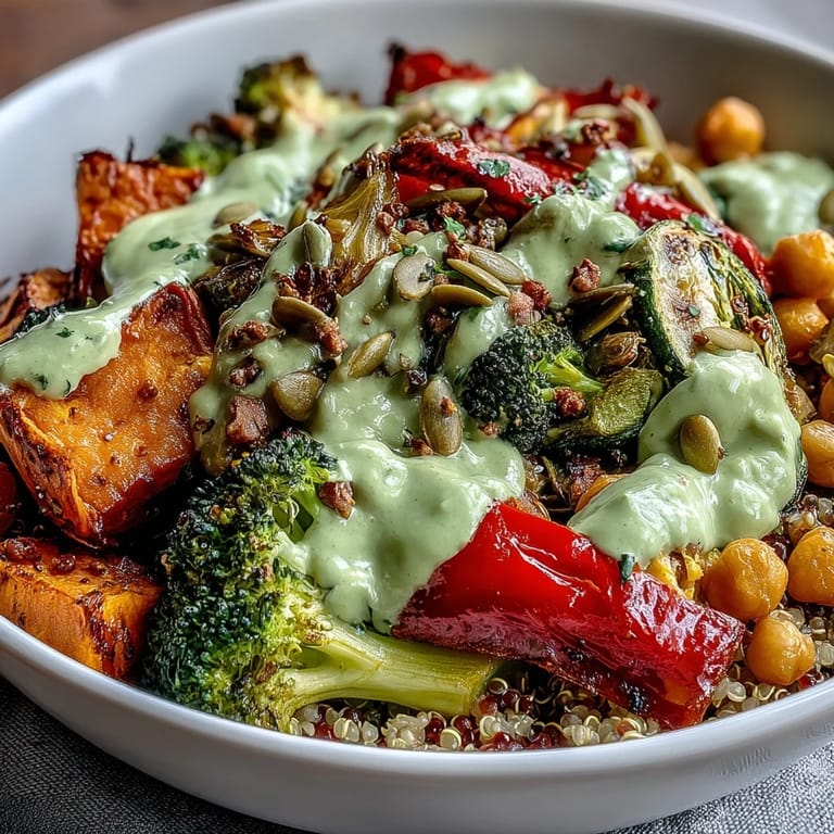 A colorful, plant-based meal served with lemon wedges for bright flavor, perfect for a healthy lunch or dinner.