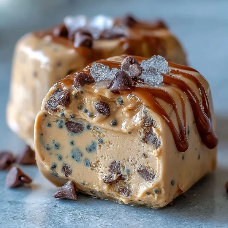 Wholesome frozen yogurt and peanut butter treats with optional chocolate chips, ideal for a refreshing and healthy treat anytime.  