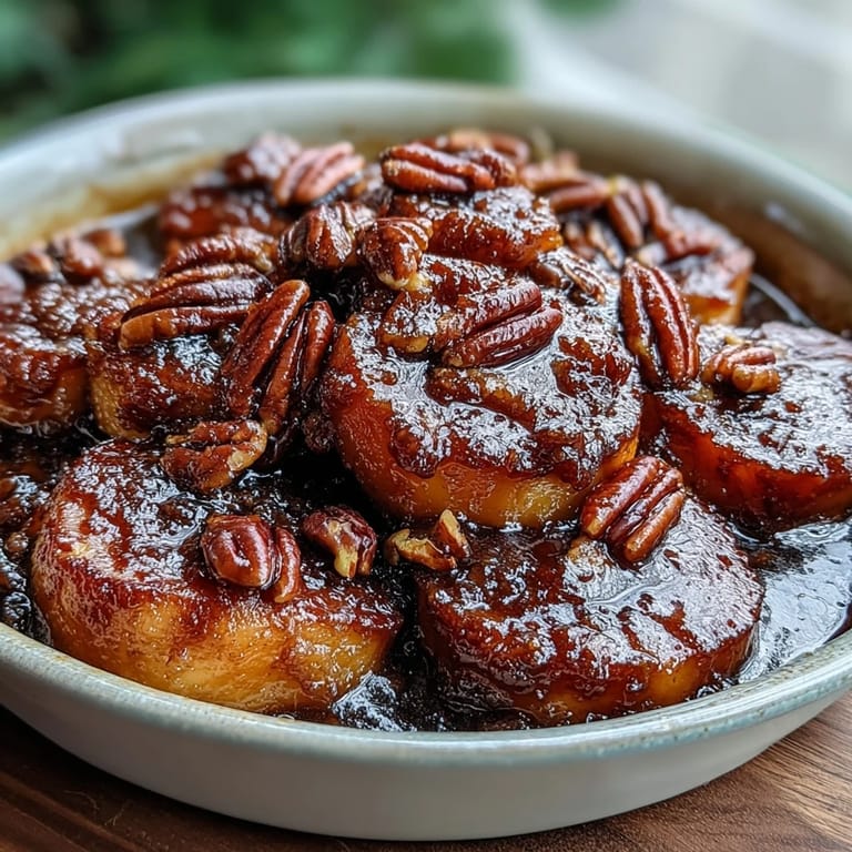A Southern classic side dish featuring rich bourbon glaze and warm spices over roasted yams.  